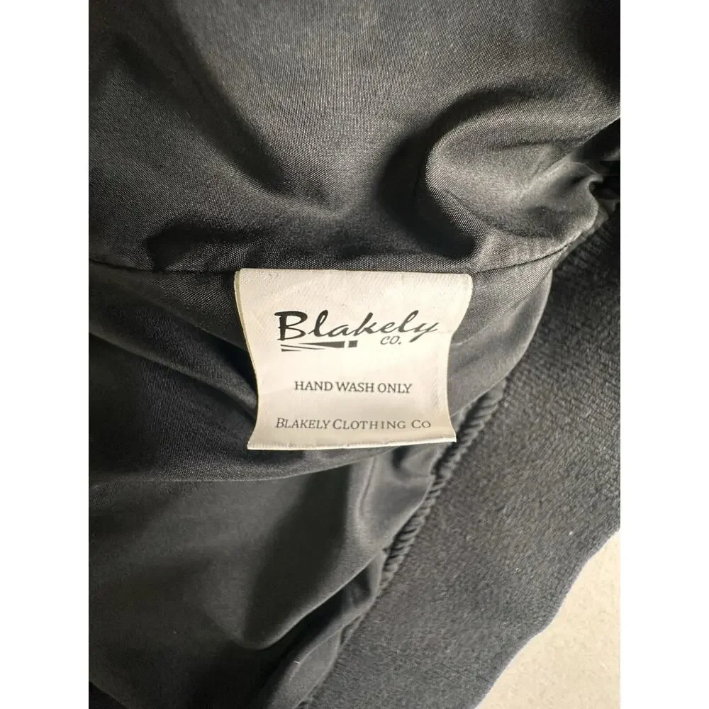 Blakely Original Puffer Coat Dark Gray/Black Mens Puffer Coat Size Medium